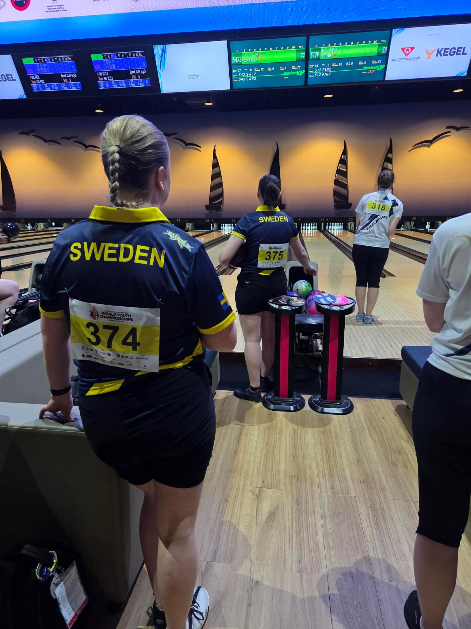 Maja Engberg Och Nicole Layrisse Vidare Matchspel Dubbel