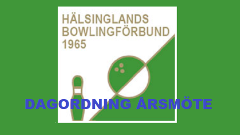 DAGORDNING ÅRSMÖTE