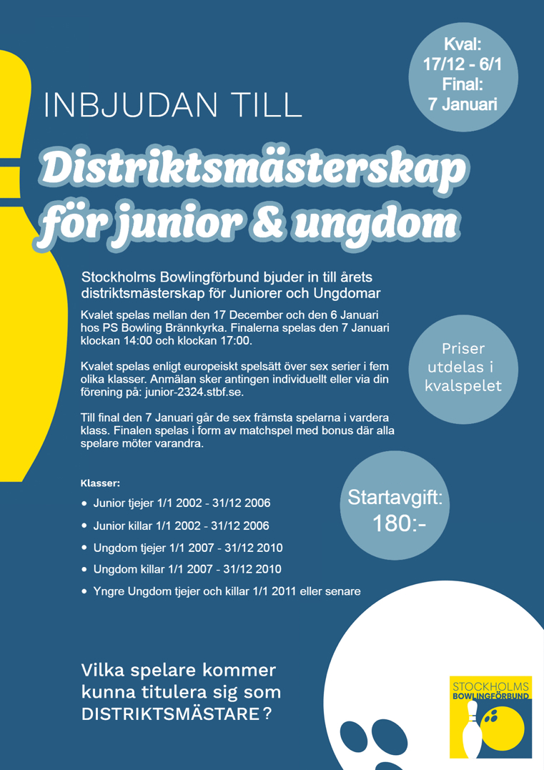 DM för Junior och Ungdom