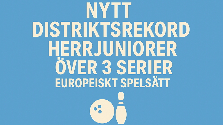 Nytt Distriktsrekord 260308