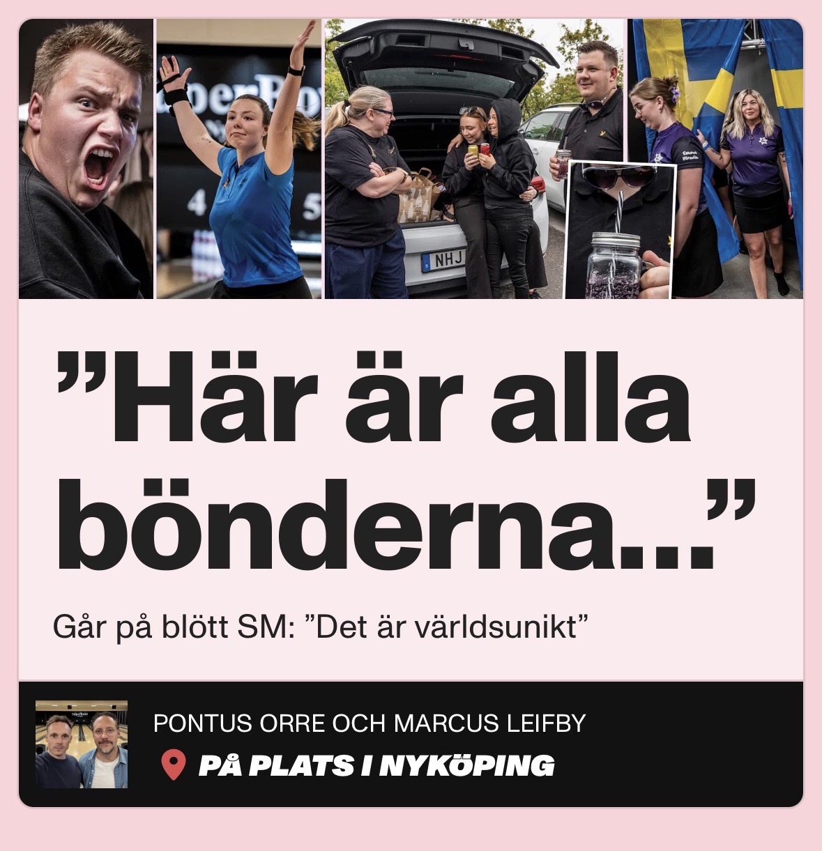 Reportage Sportbladet